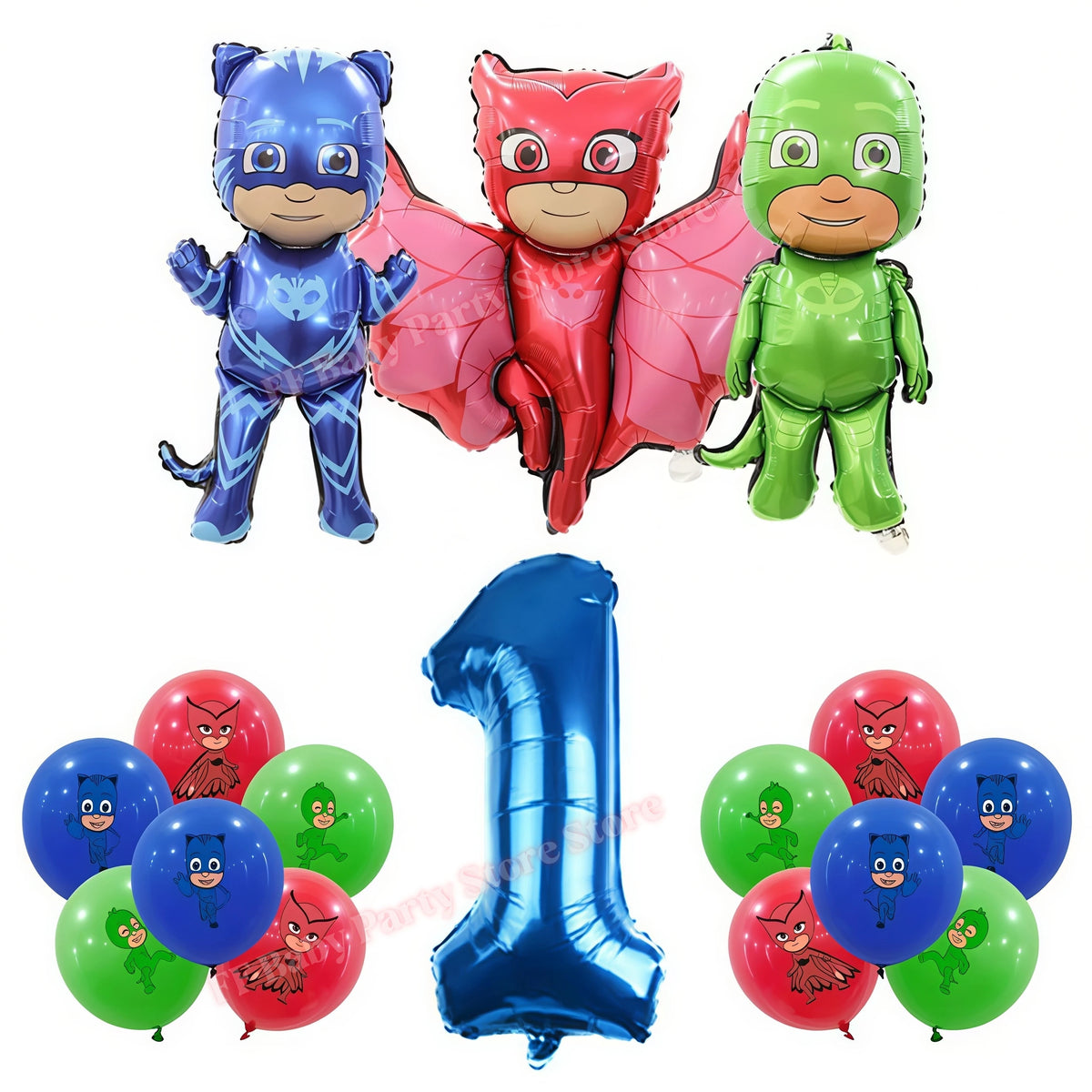 Super Hero PJed Mask Birthday Party Decoration Kids Boys Party Favors Plate Cup Balloon Banner Baby Shower Event Supplies Gifts