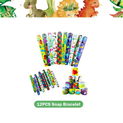 Dinosaur Birthday Decoration Party Supplies Set Cup Plate Tablecloth Dinosaur Balloons Happy Banner Cake Topper for Kids Favors
