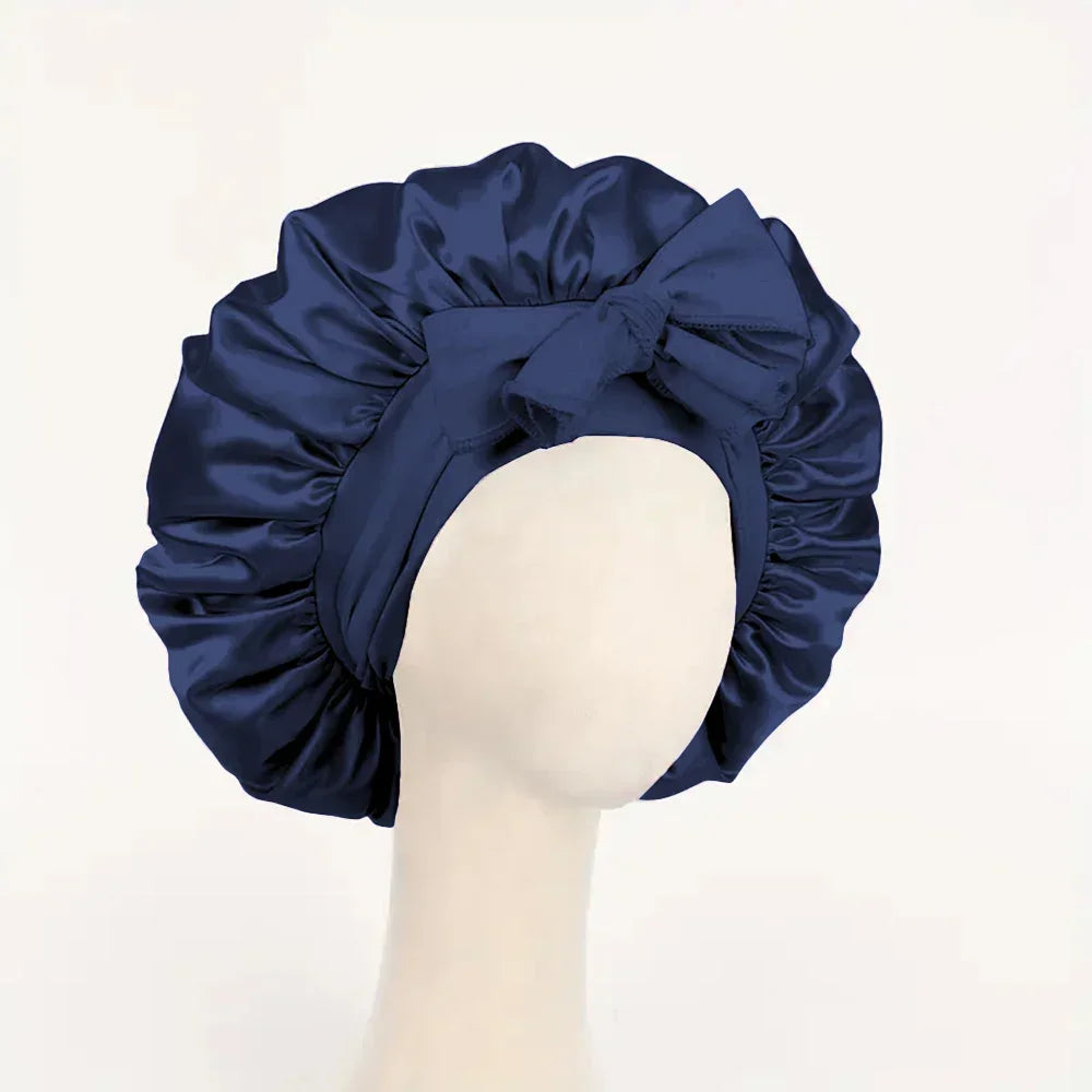 Satin Bonnet Silk Bonnet Adjustable For Sleeping