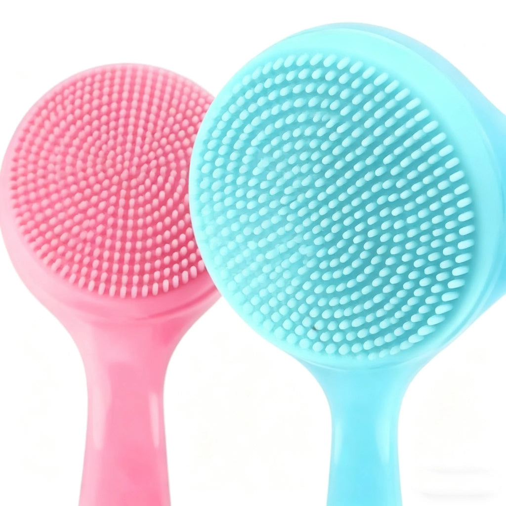 1pc Soft Silicone Facial Brush, Manual Cleansing Brush, Gentle Exfoliation, Deep Cleansing of Pores.