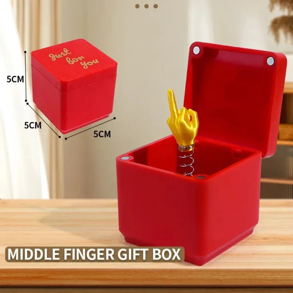 Christmas Fun Prank Gift Finger Box Christmas Box Funny Creative Gift Office Desk Decoration Home Decoration Gifts