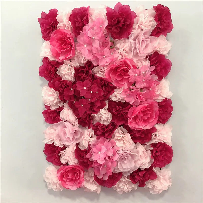 Artificial Flower Walls for Wedding Decoration BabyShow Decor Flowers Panel Christmas Home Backdrop Decor Flores Artificiales