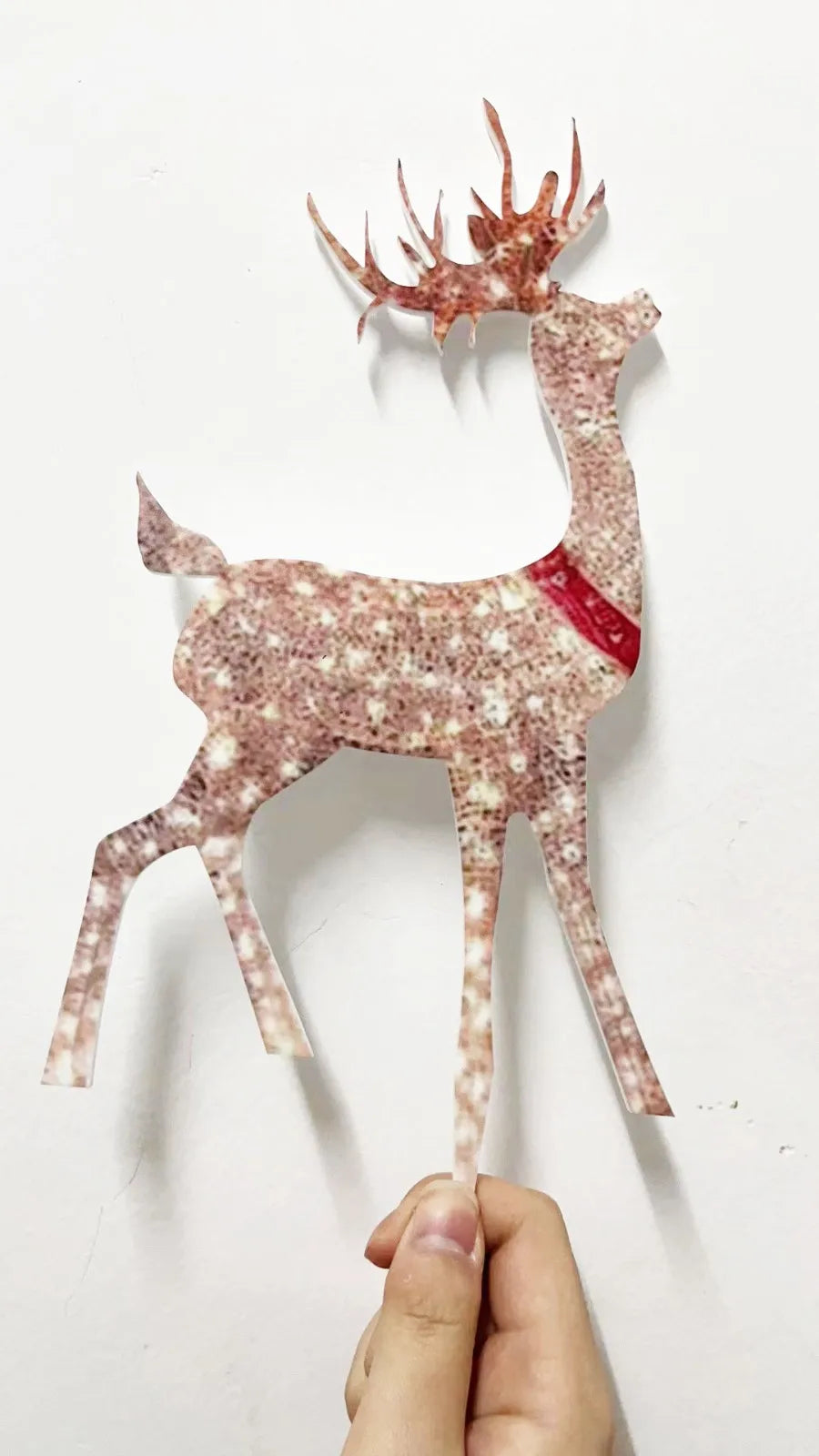 1pc Lighted Christmas Deer Stake Lighted Christmas Deer Stake Reindeer Christmas Pathway Lights Outdoor Yard And Garden