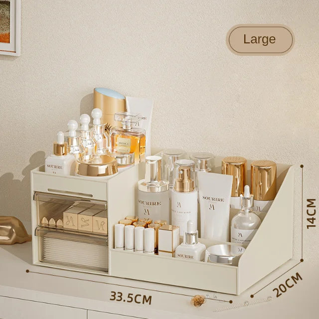 1PCS Cosmetic Organizer Desktop Organizer Shelf Dormitory Organizer Drawer Bedroom Cosmetic Organizer Cosmetic Display Case