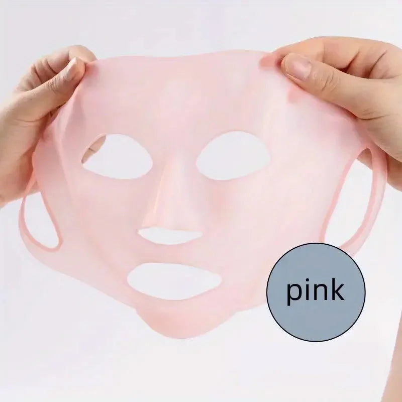 Wholesale Silicone Mask For Nourishing Skin - Silicone Mask Cover Reusable, 3D Anti-Evaporation Face Sheet Mask Protective Case
