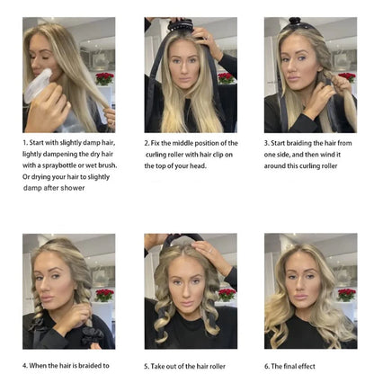 Heatless Curling Rod Headband