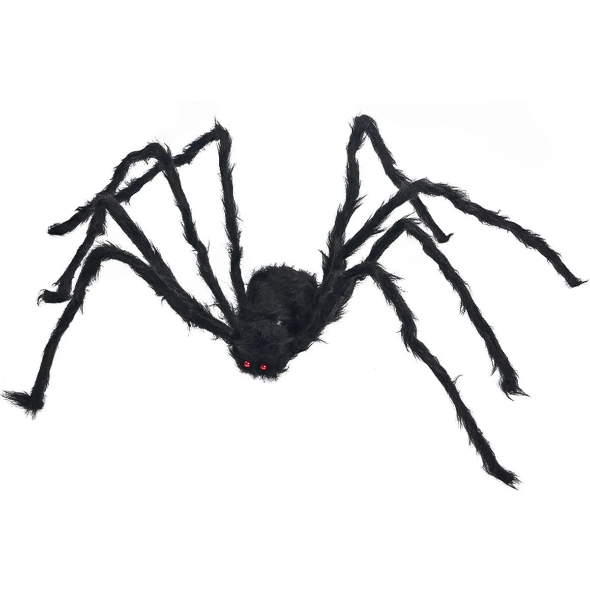 Spider Decoration Outdoor Black Soft Hairy Scary Spider