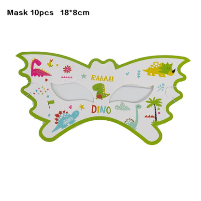 Dinosaur Theme Birthday Decoration Tableware Cup Plate Napkin Backdrop Balloons Banner Paper Bag Kids Gifts Party Decor Supplies