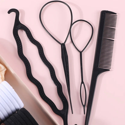 1109pcs Women Dark Hair Accessories Set