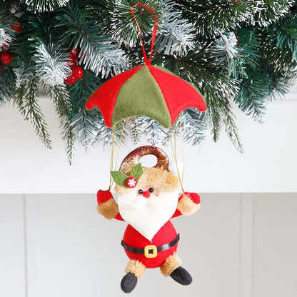 Parachute Christmas Doll — Santa Claus, Snowman, or Fawn Design