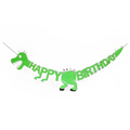 Dinosaur Banner Happy Birthday Garland Roar Dino Party Balloons Jungle Animal Safari 1st Kids Birthday Party Decoration Supplies