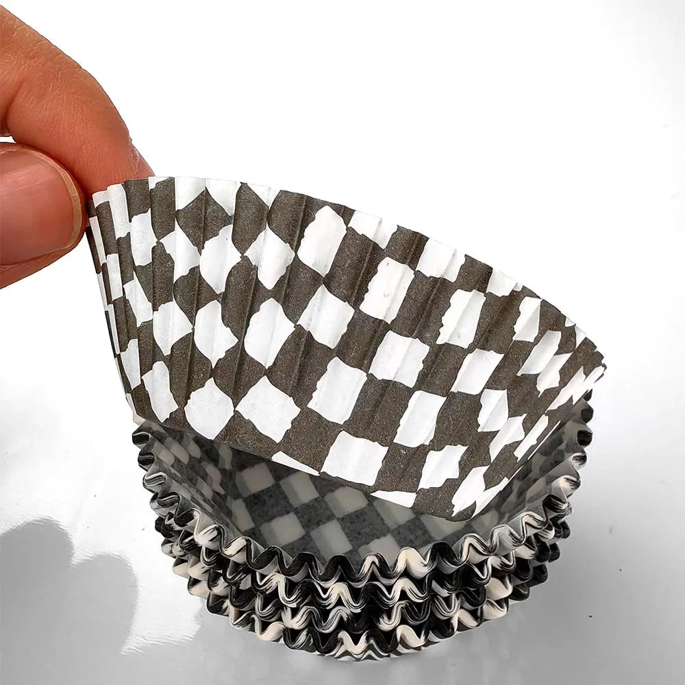 Racing Car Theme Party Decoration Checkered Paper Cups Cake Toppers For Race Theme Party Decor Car Theme Birthday Party Supplies