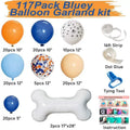 Dog Paw Balloons & Bone Balloon Birthday Balloons Garland Arch Kit for Boys Girls Bluey Theme Birthday Party Decorations