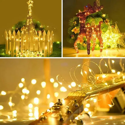 LED Solar Light Outdoor Garden Fairy String Light Led 6m/12m/23m/33m