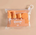 Travel Bottles Kit Leak Proof Portable Toiletry Containers Set Clear Travel Size Cosmetic Containers For Lotion Shampoo Cream So