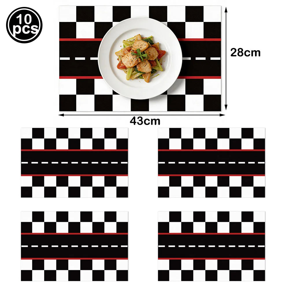 12pcs Racing Car Cupcake Toppers Racing Car Theme Cake Decoration Baby Shower Kids Boys Girls Racing Car Birthday Party Supplies