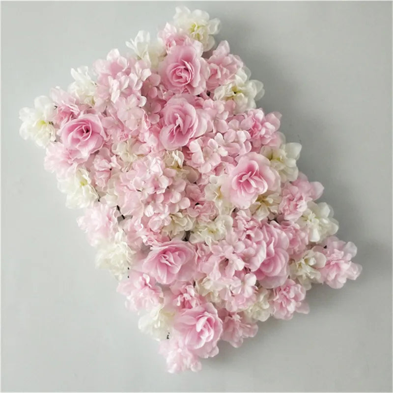 Artificial Flower Walls for Wedding Decoration BabyShow Decor Flowers Panel Christmas Home Backdrop Decor Flores Artificiales