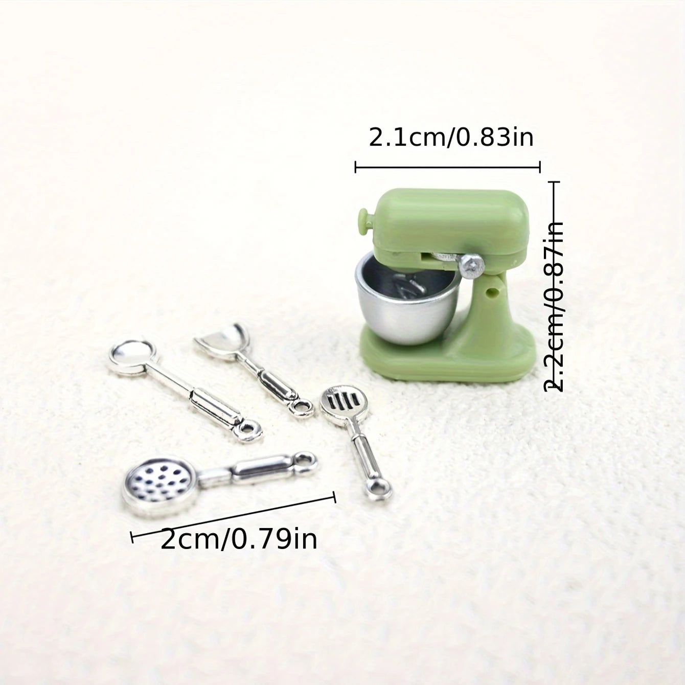 1 Set of Christmas Decoration Miniature Kitchen Scene Blender Set, Collectible for Miniature Enthusiasts Photography Props