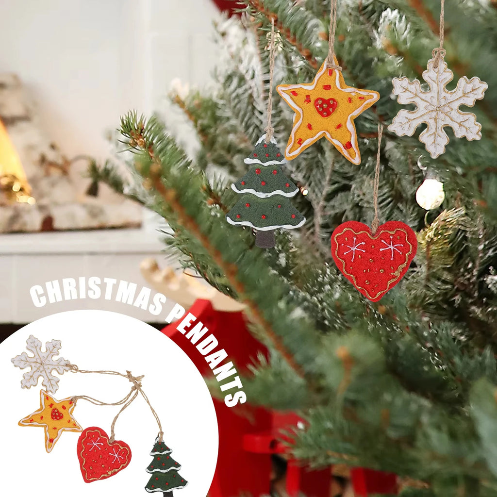 2025 Christmas Tree Decorations Christmas Resin Pendant Ornaments Home Decor DIY Kids Toys Gifts DIY Handmade Jewelry