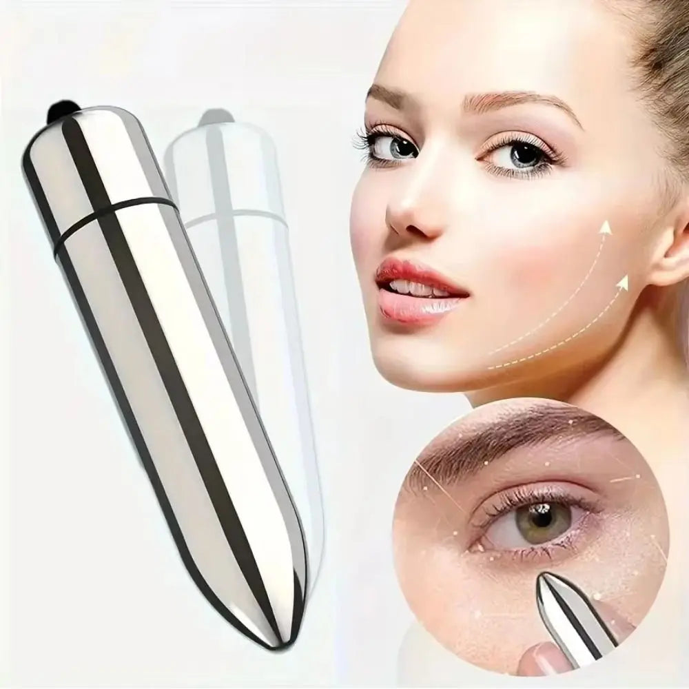 Facial And Eye Massage Treatment Mini Vibrating Massager Promotes Lotion Absorption Portable Massage Hammer Face Massage Tool