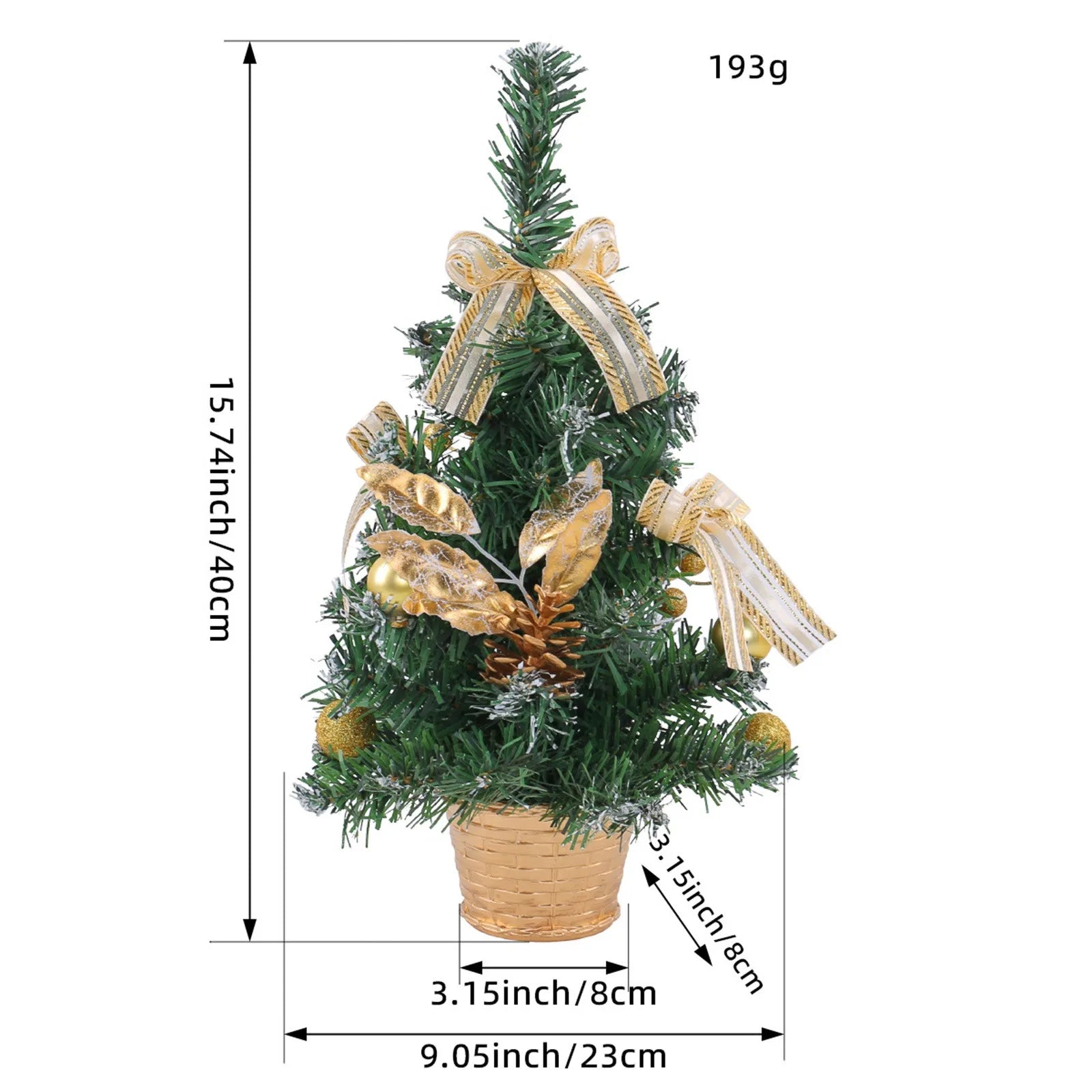 Artificial Tabletop Mini Christmas Tree Tabletop Decorations Festival Winter Holiday Miniature Decor for Christmas Décor 30cm