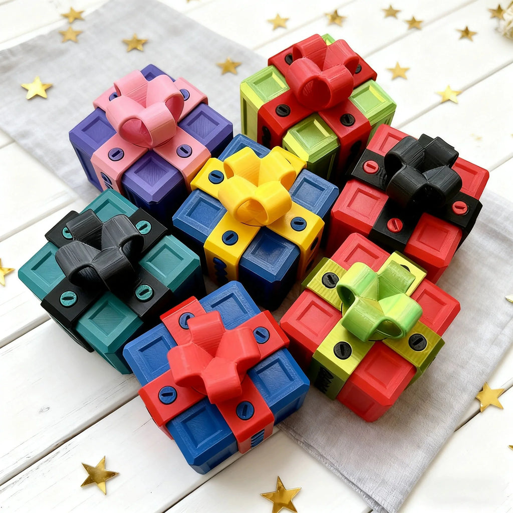 Christmas Gift Box With Middle Finger Hidden Inside Fun Prank Novelty Home Decor Creative Desk Pop Up Surprise Present