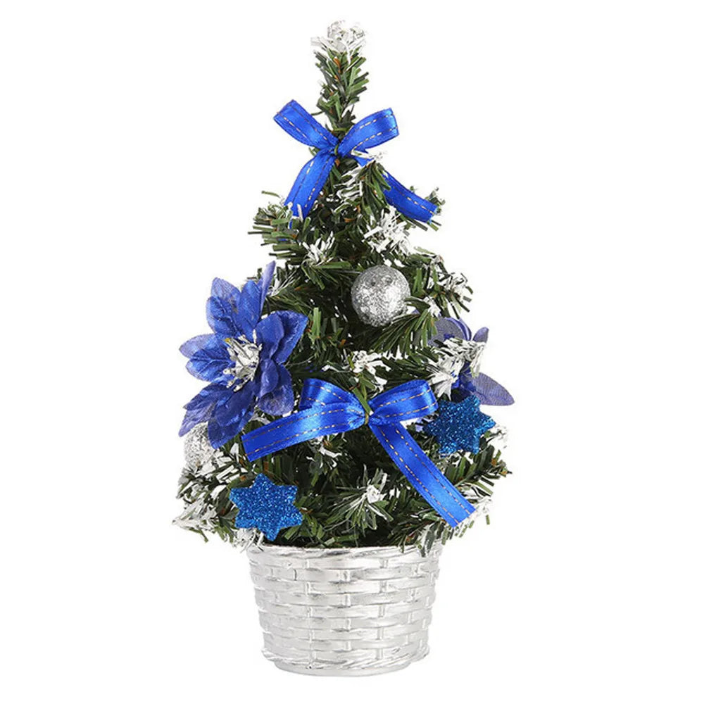 Artificial Tabletop Mini Christmas Tree Tabletop Decorations Festival Winter Holiday Miniature Decor for Christmas Décor 30cm