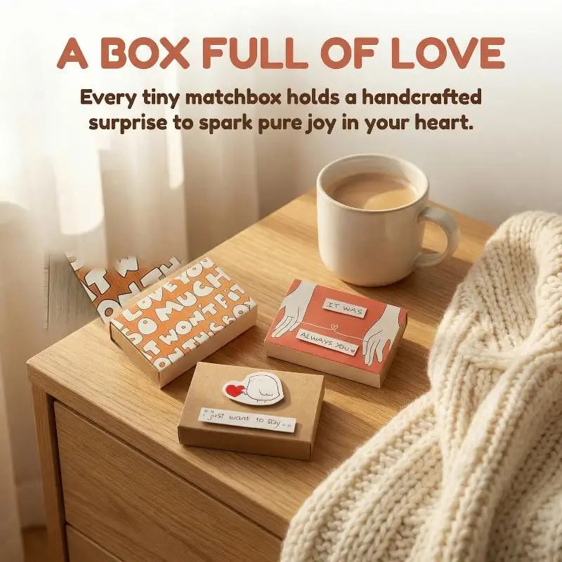 New 1Pcs Romantic "I Love You" Message Gift Handmade Love Box Card For Valentine's Day Anniversary Wedding Surprise For Her/Him