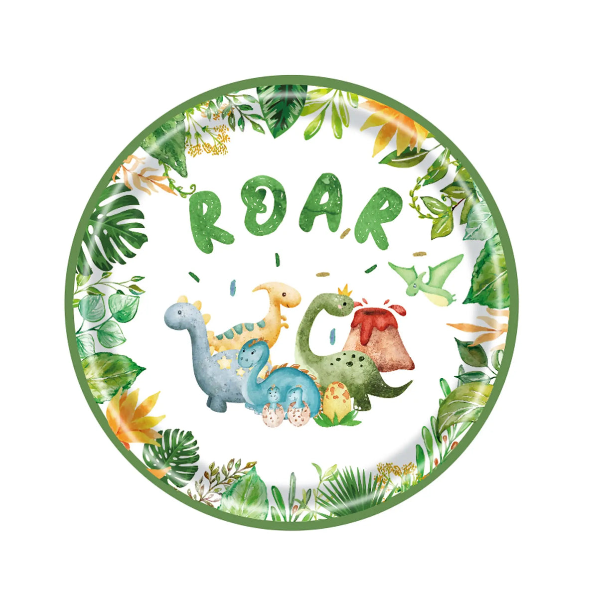 Dinosaur Theme Birthday Decoration Tableware Cup Plate Napkin Backdrop Balloons Banner Paper Bag Kids Gifts Party Decor Supplies