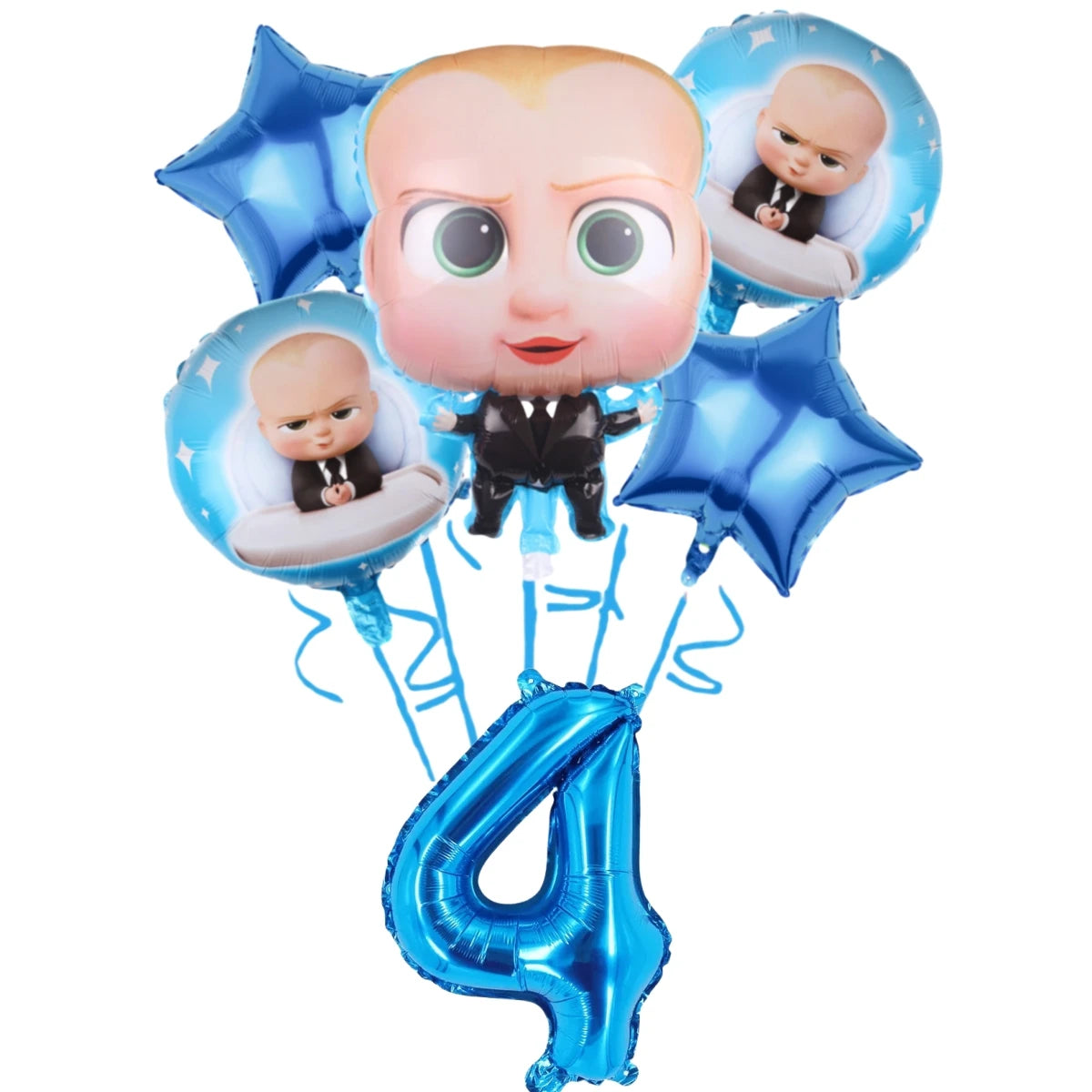 Bossed Baby Birthday Party Decoration Tableware Plates Cups Napkins Hat Balloon Baby Shower Kids Party Favors Party Supplies Kit