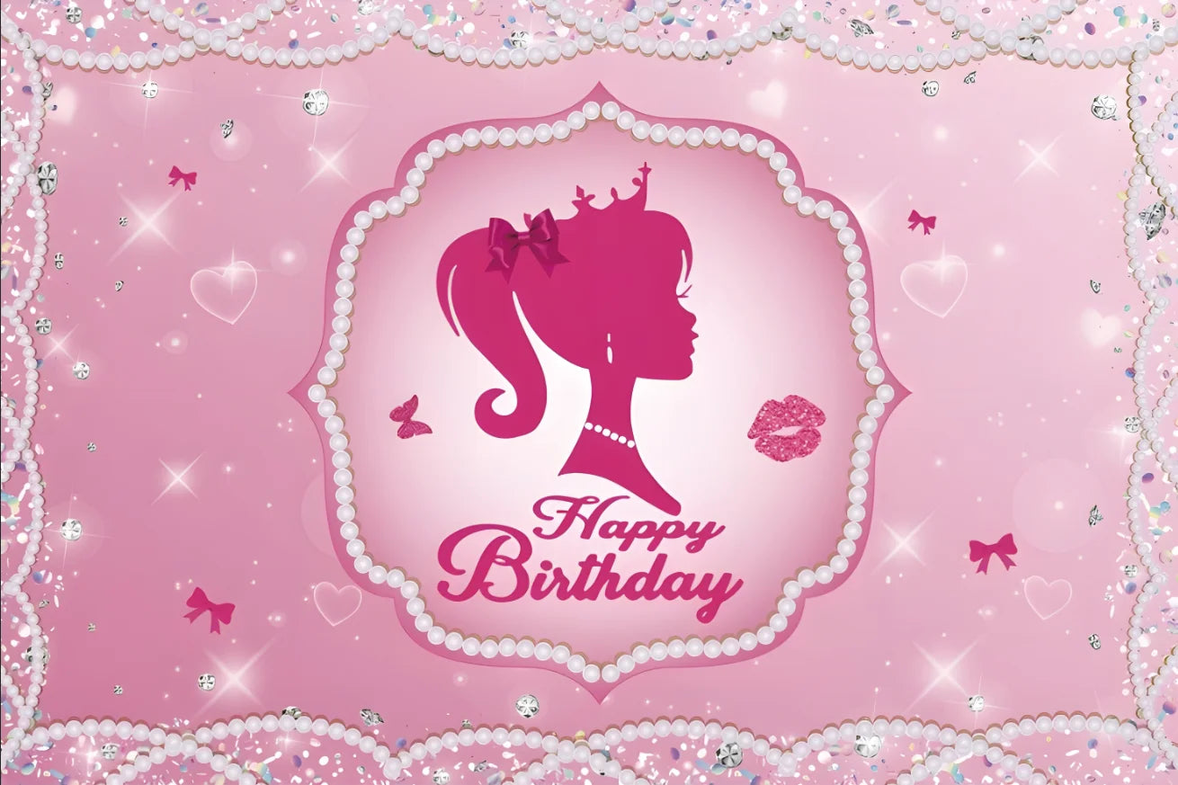 New Princess Birthday Party Decoration Tableware Pink Princess Theme Plates Cups Napkins Ballon Girl Birthday Party Supplies kit