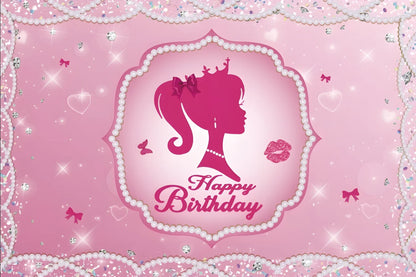 New Princess Birthday Party Decoration Tableware Pink Princess Theme Plates Cups Napkins Ballon Girl Birthday Party Supplies kit