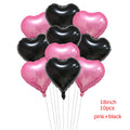 10pcs 18 Inch I LOVE You Heart Balloons Wedding Valentine's Day Decorations Marriage Propose Globos Wedding Balloon