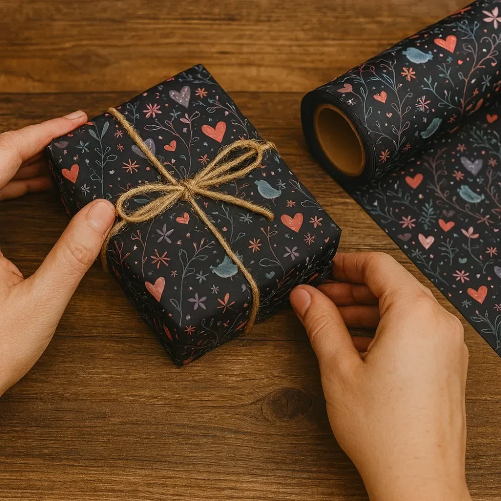Extra Wide 43.18cm x Long 299.72cm Gift Wrapping Paper - Valentine'S Day, Birthday, Wedding, Anniversary Decorations,craft paper