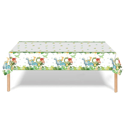 Dinosaur Theme Birthday Decoration Tableware Cup Plate Napkin Backdrop Balloons Banner Paper Bag Kids Gifts Party Decor Supplies