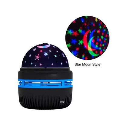Magic Ball Stage Light — Star & Moon Night Light Projector
