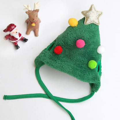 Pet Christmas Bib & Hat Set