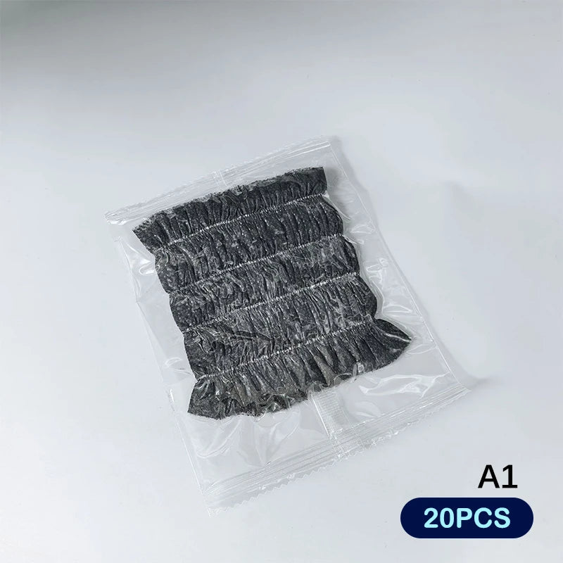 HUA HUA 20/50/100pcs Disposable Spa Headbands Soft Non- Elastic Facial Hair Bands For Sauna, Facial Cleansing, Skincare & Makeup