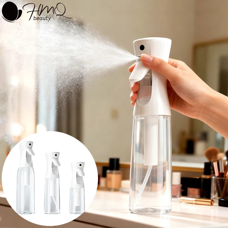 200/300/500ml Continuous Spray Bottles Ultra Fine Mist Sprayer Refillable Water Spray Bottle For Facial Skin Care Salon Tools