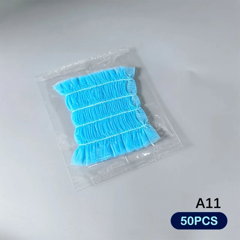 HUA HUA 20/50/100pcs Disposable Spa Headbands Soft Non- Elastic Facial Hair Bands For Sauna, Facial Cleansing, Skincare & Makeup