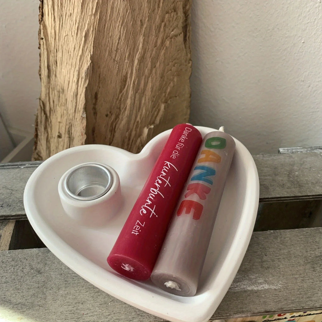 Heart-Shaped Candle Holder Silicone Molds | Crystal Resin Plaster Concrete Molds, Decorative Silicone Molds for Valentine'S Day