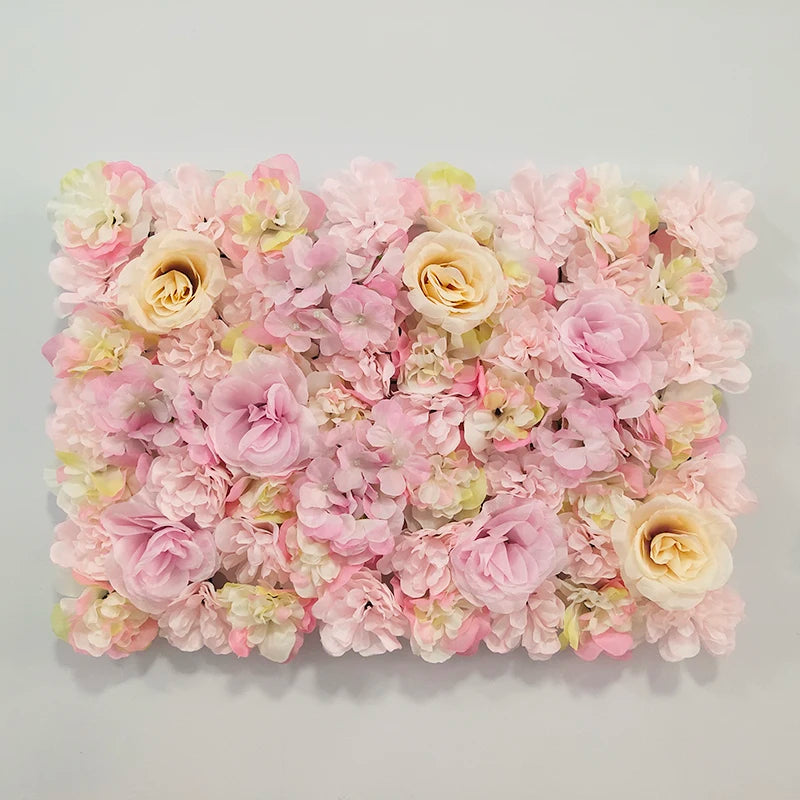 Artificial Flower Walls for Wedding Decoration BabyShow Decor Flowers Panel Christmas Home Backdrop Decor Flores Artificiales