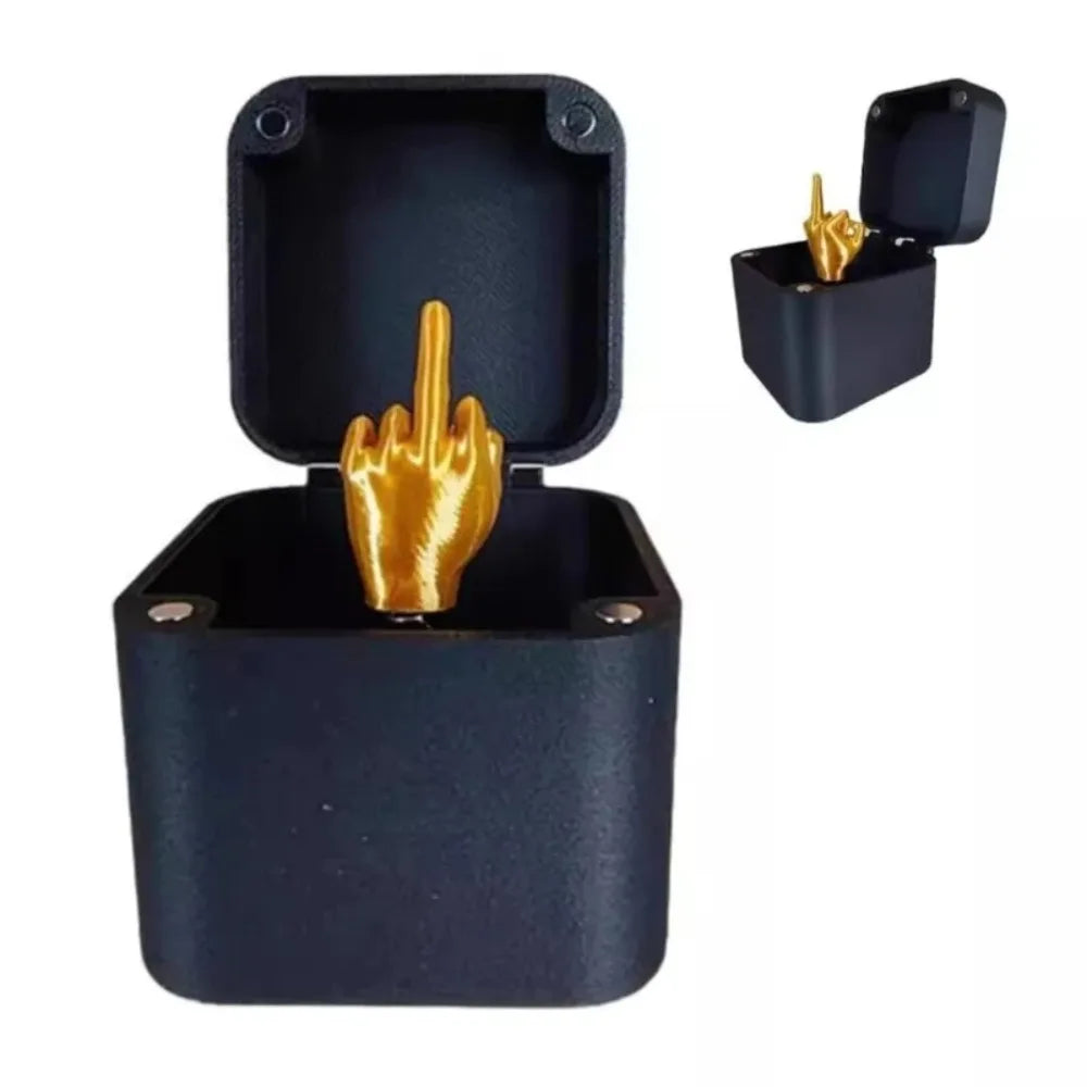 Christmas Fun Prank Gift Finger Box Christmas Box Funny Creative Gift Office Desk Decoration Home Decoration Gifts