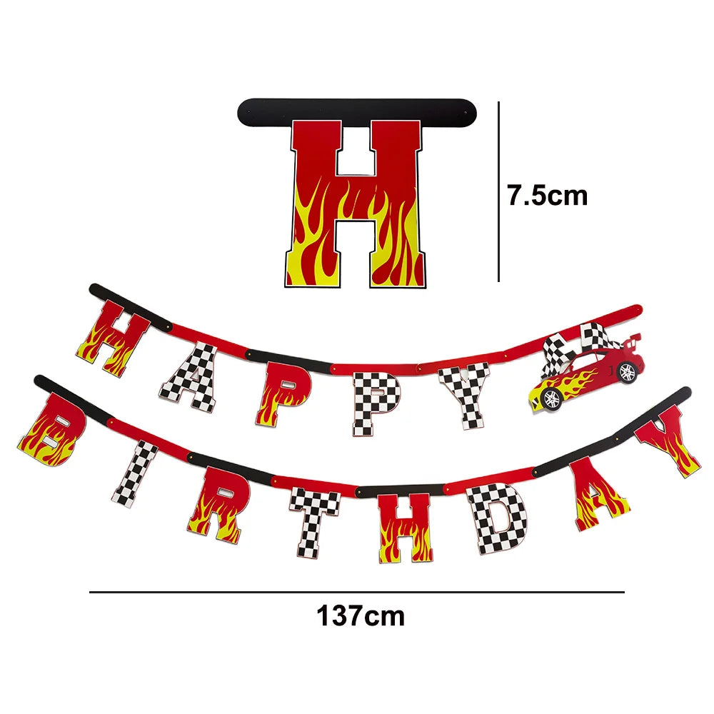 12pcs Racing Car Cupcake Toppers Racing Car Theme Cake Decoration Baby Shower Kids Boys Girls Racing Car Birthday Party Supplies