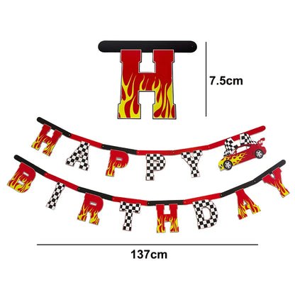 12pcs Racing Car Cupcake Toppers Racing Car Theme Cake Decoration Baby Shower Kids Boys Girls Racing Car Birthday Party Supplies