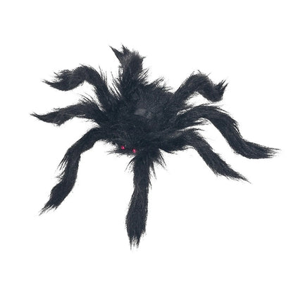Spider Decoration Outdoor Black Soft Hairy Scary Spider