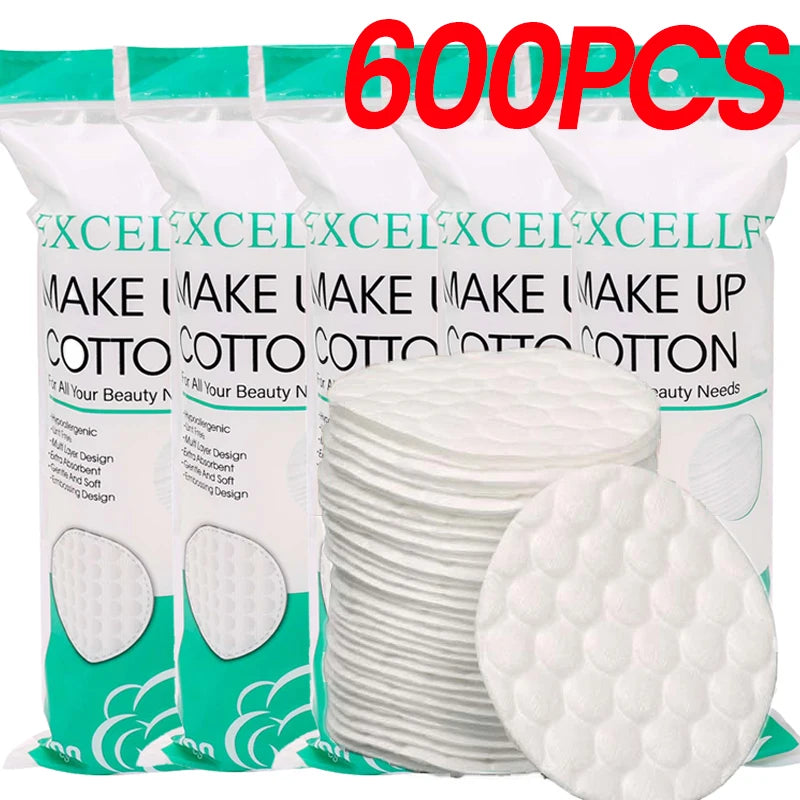 Disposable Soft Circular Makeup Remover Pads Doubles Sided