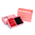 Jewelry Box Immortal Flower Jewelry Box Roses Window Valentine's Day Mother's Day Gift Box Ring Earrings Pendant Necklace Box