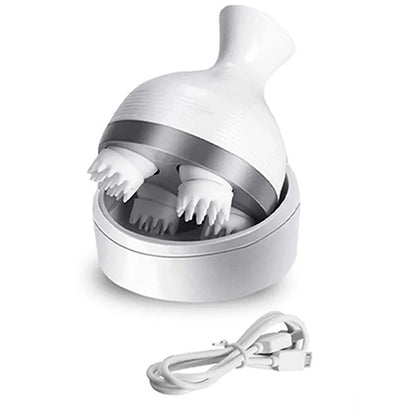 Electric Cordless Hair Scalp Massager with Kneading 4 Massage Nodes
