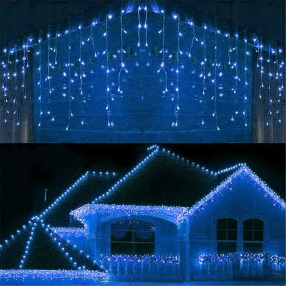 LED Curtain String Lights — Christmas Holiday Decorative Lights